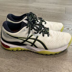 ASICS Gel-Kayano Ace Spikeless Golf Shoes Men’s Size 11 Cream 1111A209 FlyteFoam